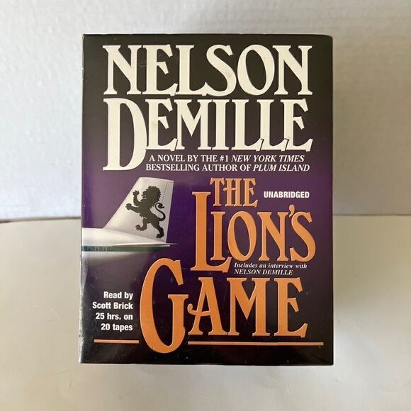 The Lion’s Game by Nelson Demille Audio Cassette NWT - Picture 1 of 2